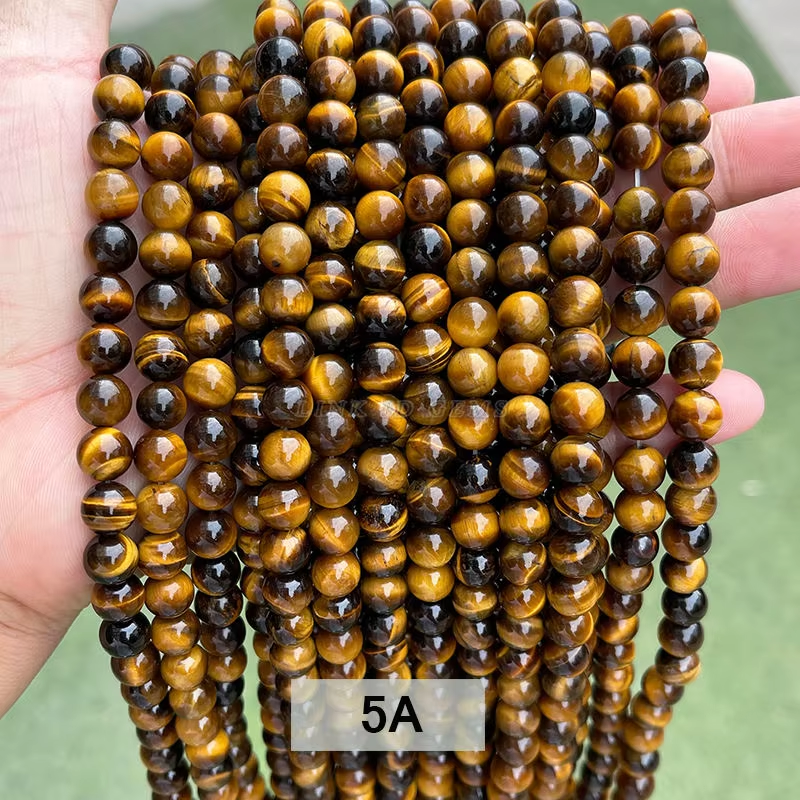 Loose natural bead material reference for bracelet size planning