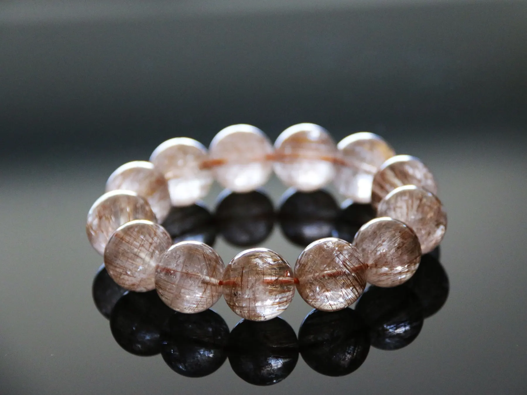 Natural crystal bracelet and loose bead material