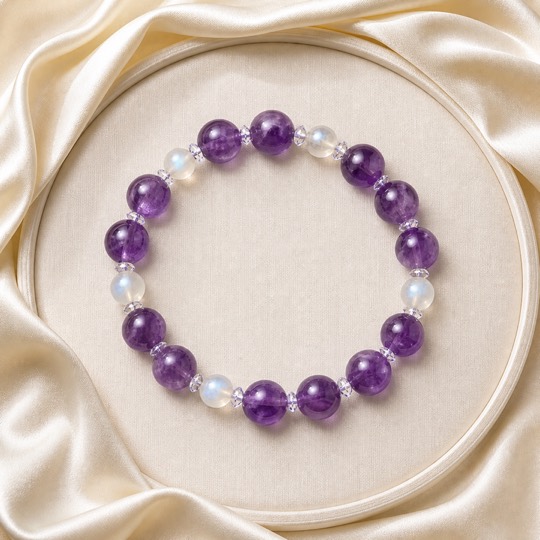 JewDIY ready-made natural bead bracelet enlarged preview