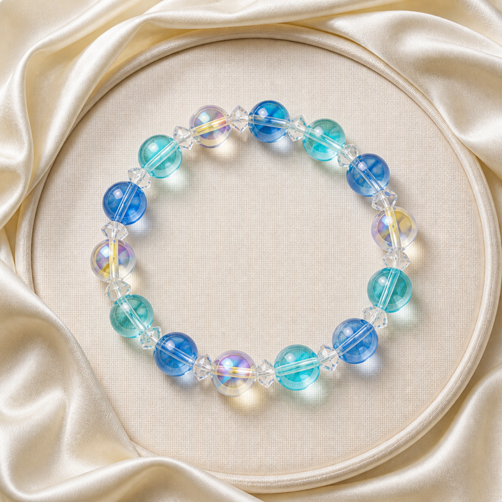 Crystal and pearl bracelet article preview